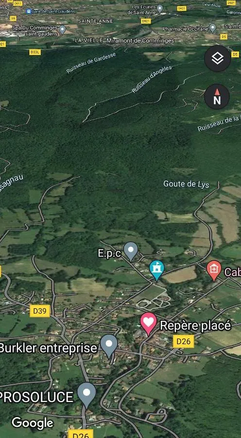 Apartment Chaleureux Studio Independant Encausse-les-Thermes